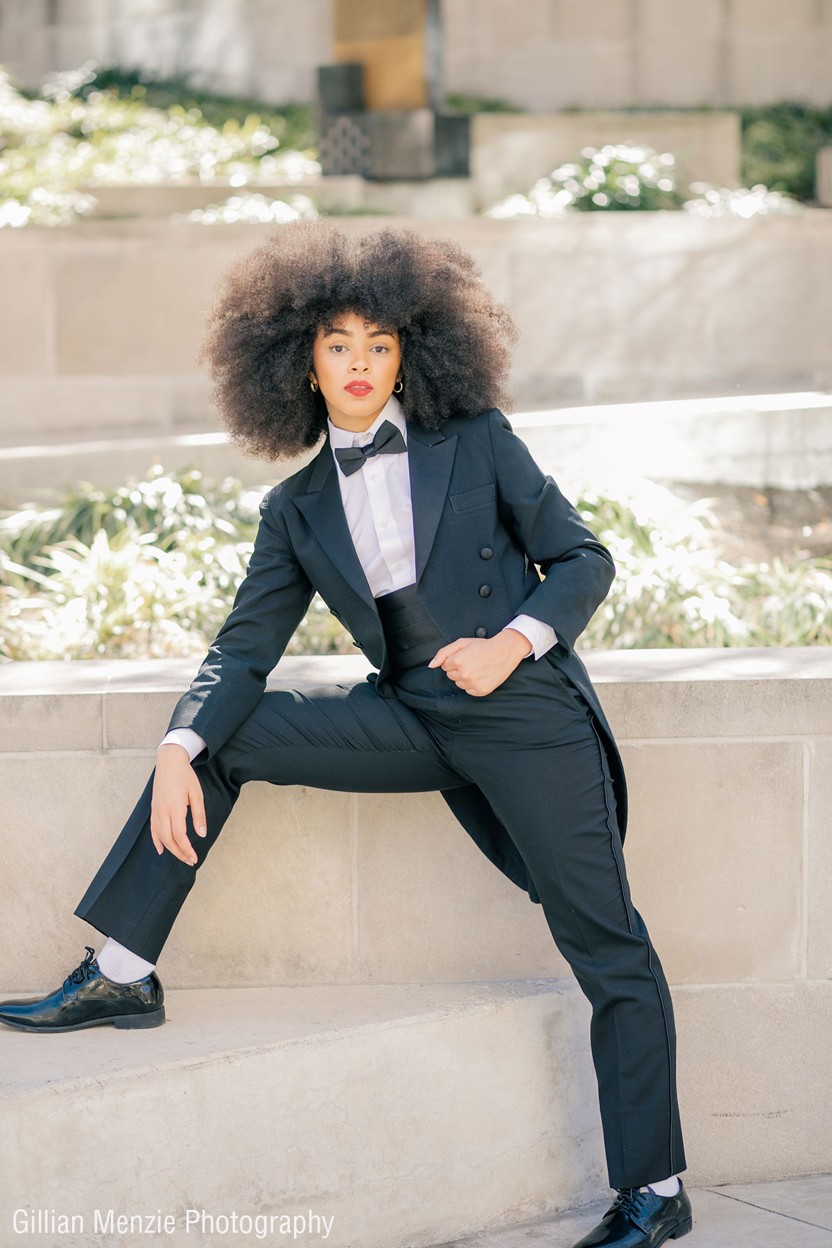 Ladies Tuxedo Shoot for Black History Month featuring Ladies Tuxedos from Rex Formal Wear