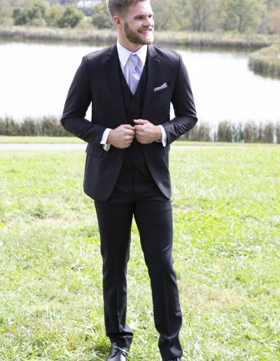 David Major Black Suit Rex Formal wear